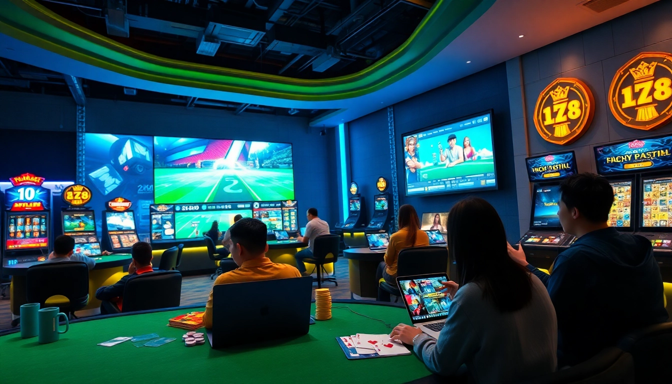 HZ88 online gaming interface showcasing live casino and sports betting.