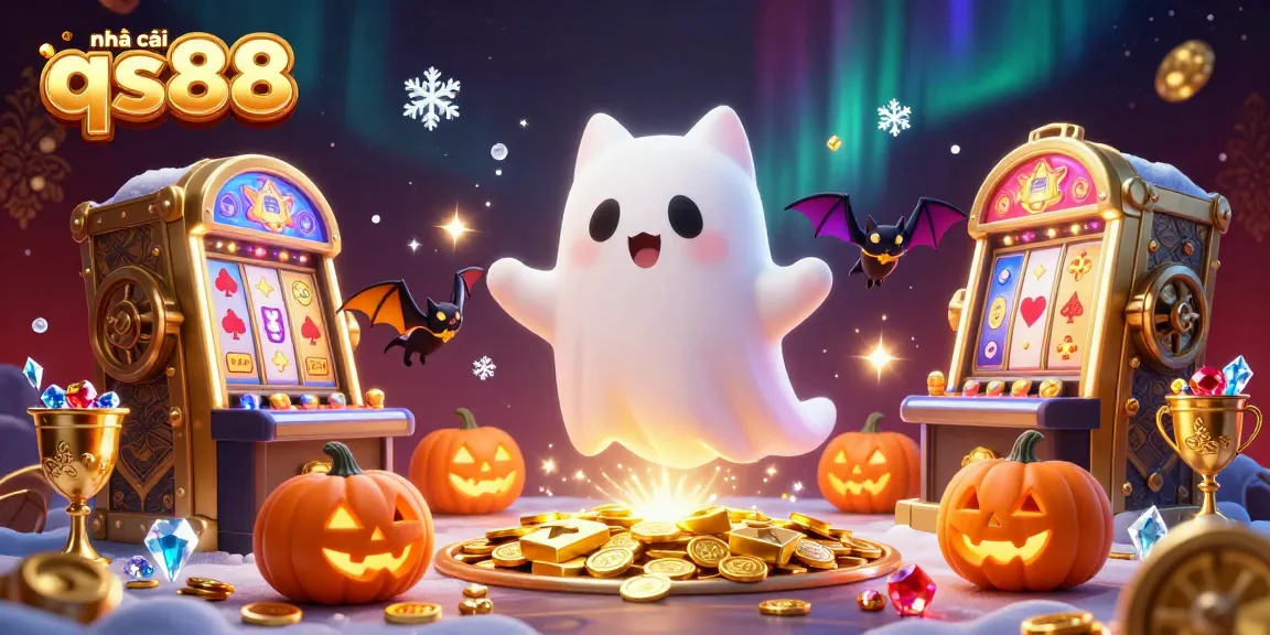 Enjoy gaming excitement at nhà cái qs88 with a ghostly adventure in a vibrant casino!